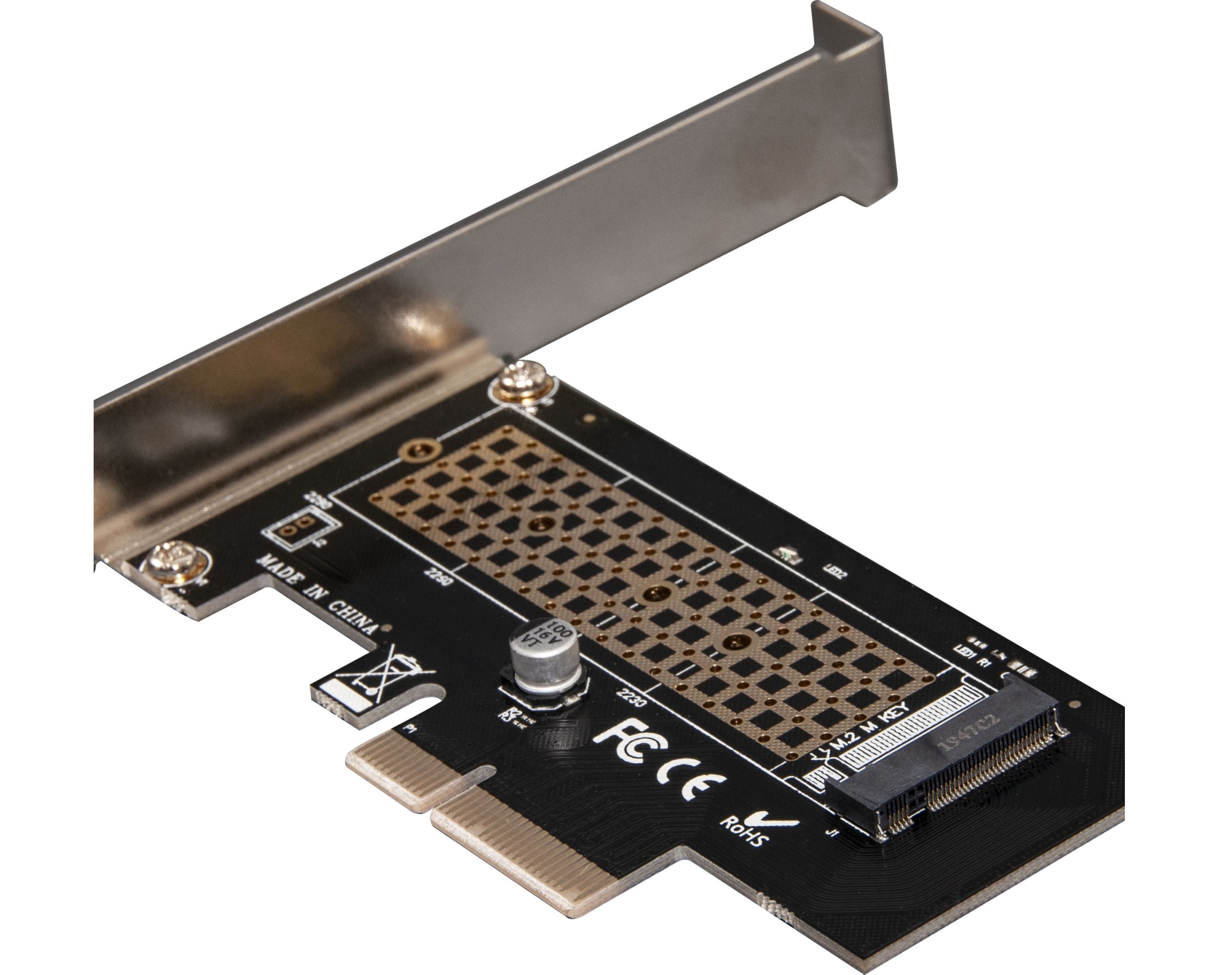 Контроллер PCI-E Frime NVMe M.2 M Key (ECF-PCIEtoSSD003.LP) купить ...