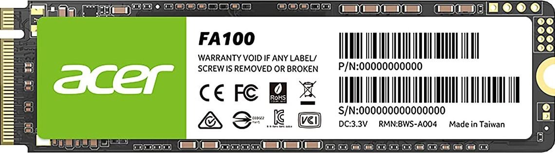 SSD-накопитель M.2 2TB Acer 2280 (FA100-2TB) купить | ELMIR - цена