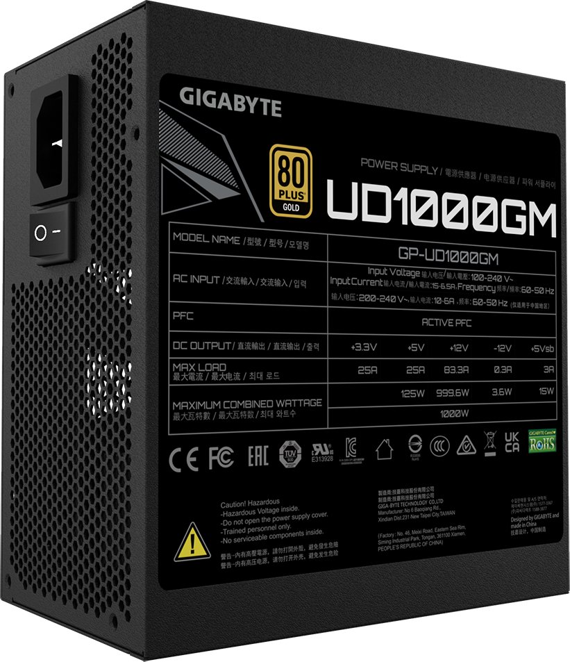 Блок питания 1000W Gigabyte UD1000GM (GP-UD1000GM) купить | Elmir ...