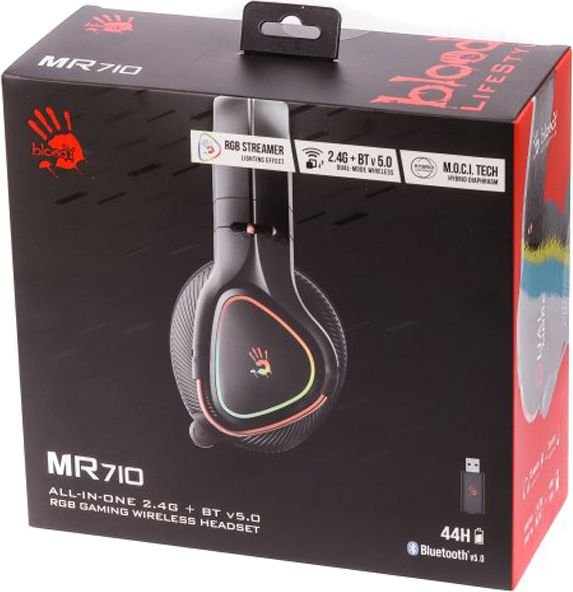 Наушники Bloody MR710 Black купить | ELMIR - цена, отзывы, характеристики