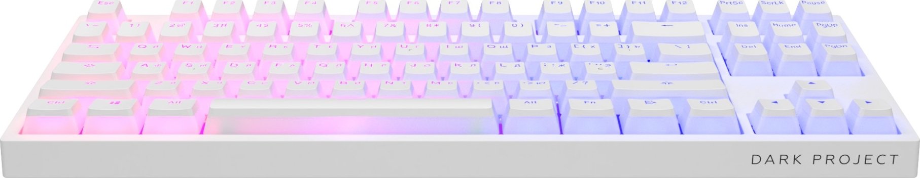 Клавиатура Dark Project Pro KD87A PBT Pudding Gateron Mechanical Cap ...