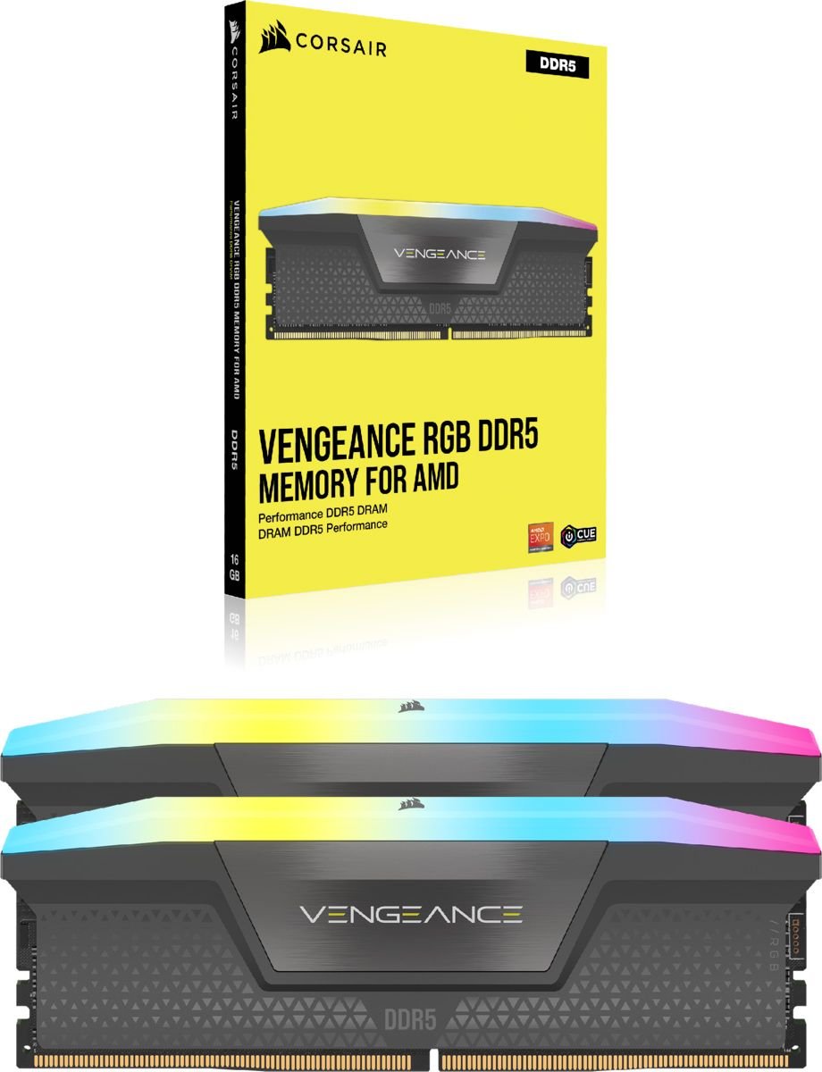 Модуль пам'яті Corsair DDR5 32GB 2x16GB 5200MHz Vengeance RGB Cool