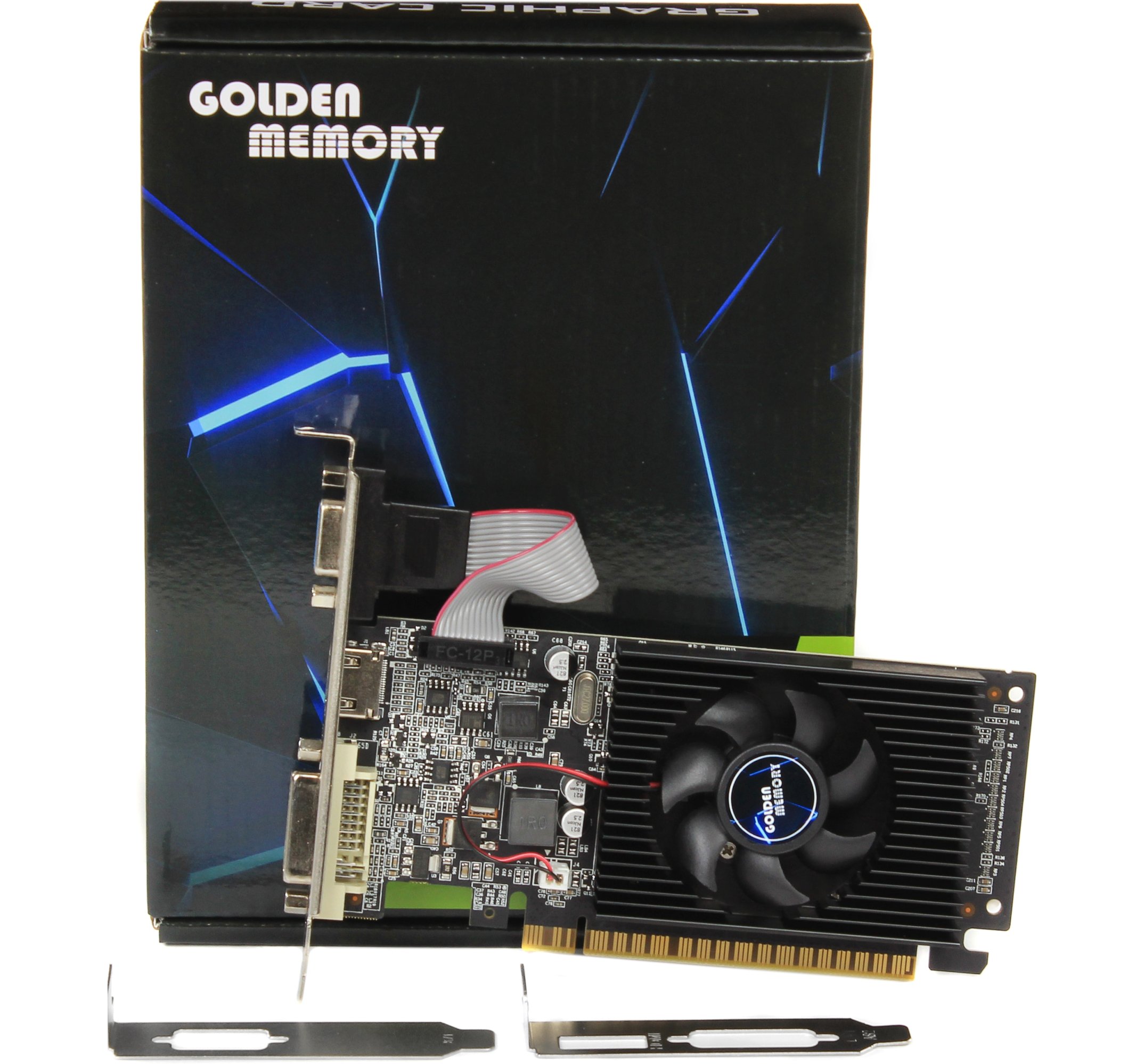 Видеокарта Golden Memory PCI-E GeForce 210 1GB DDR3 (G2101GBD364bit ...