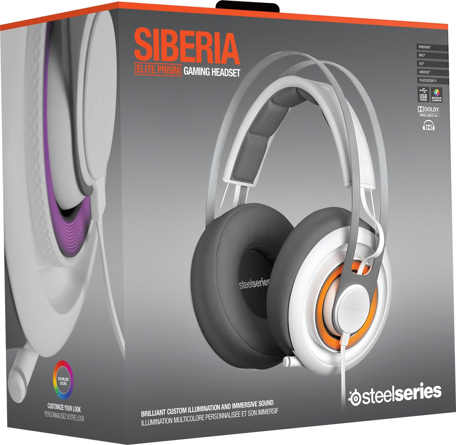 Наушники SteelSeries Siberia Elite Prism White (51190) купить | ELMIR ...