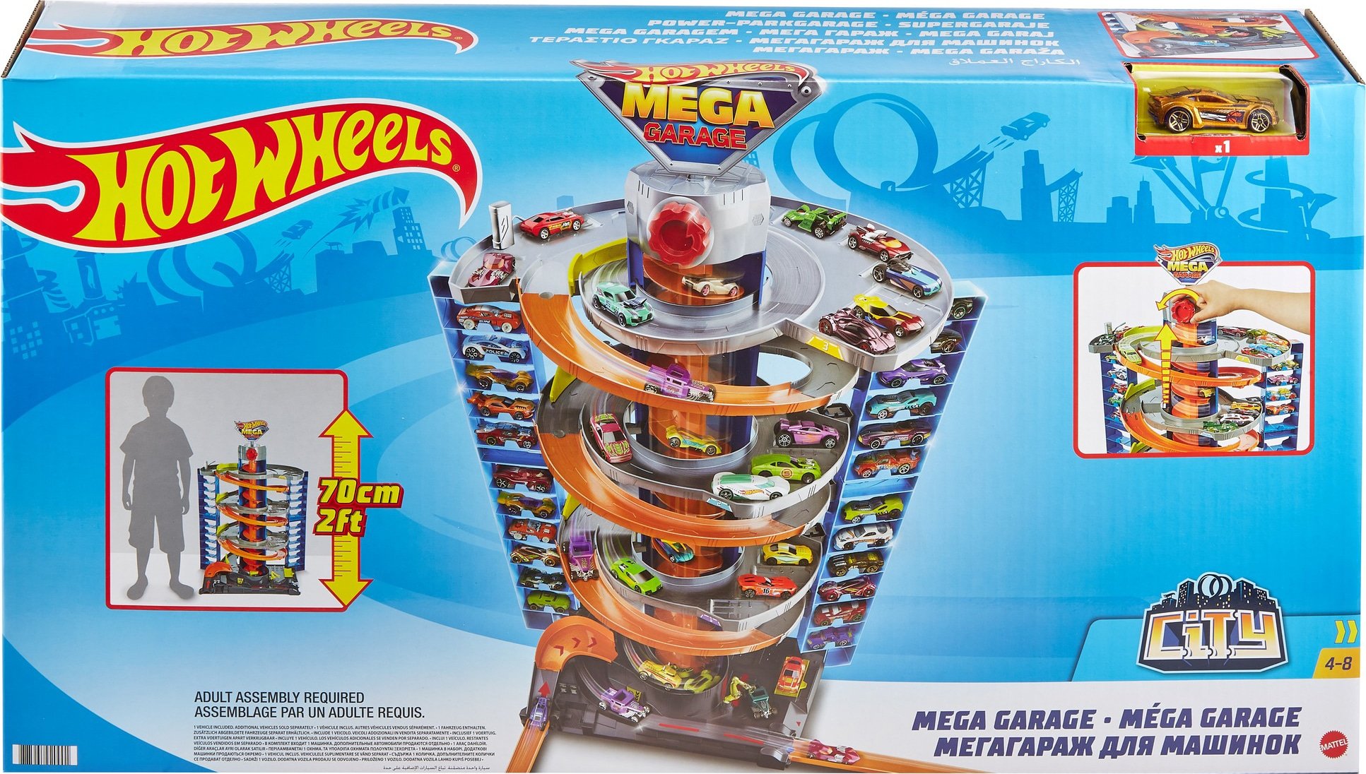 Трек Hot Wheels Мегагараж для машинок (GTT95) купити | ELMIR