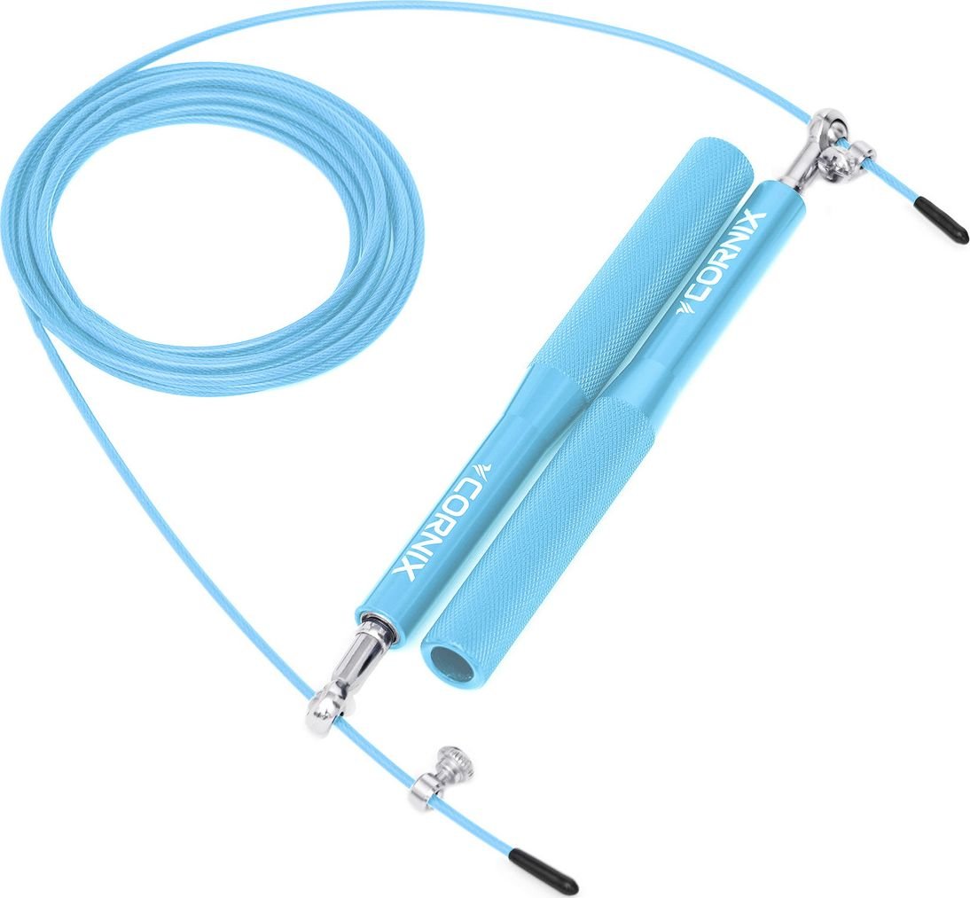 Скакалка для кросфіту Cornix Speed Rope XR-0153 Sky Blue купити