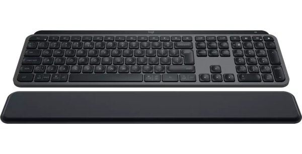 Клавіатура Logitech MX Keys S Plus Palm Rest Graphite (920-011589