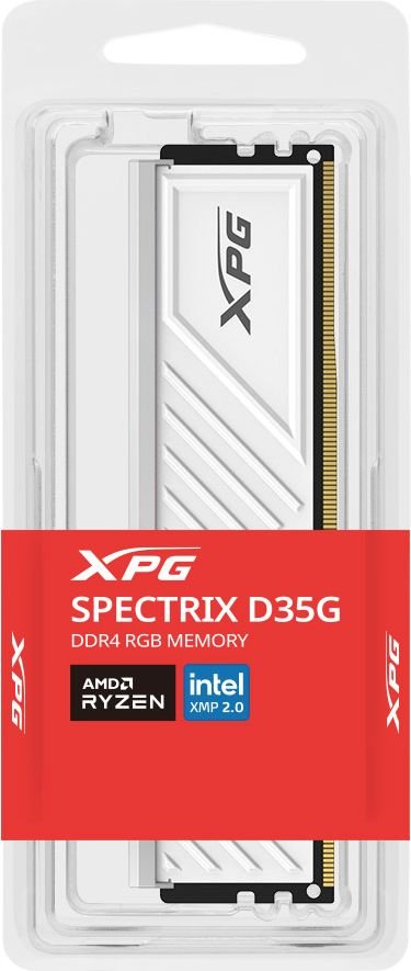 XPG DDR4 8GB 2枚　3600MHz メモリ Модуль пам'яті ADATA DDR4 8GB 3600MHz XPG Spectrix D35G RGB White