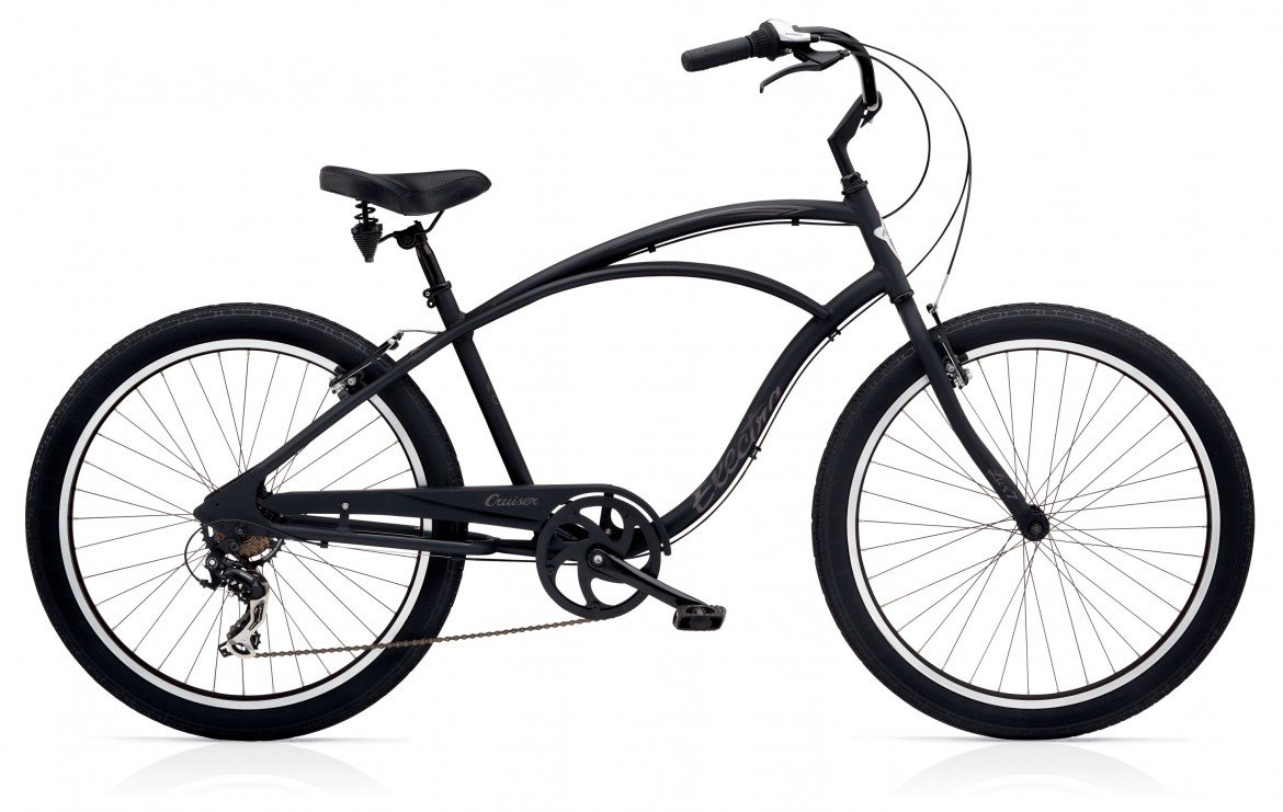 Велосипед Electra Cruiser Lux 7D Men's Black Matte 26