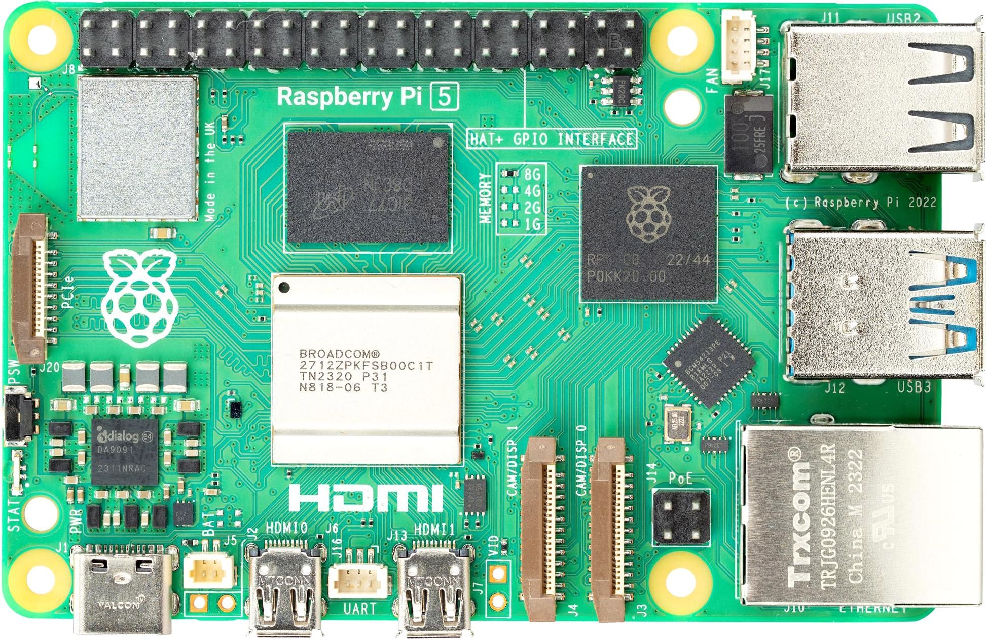 Одноплатний комп'ютер Raspberry Pi 5 4GB (RPI5-4GB) купити | ELMIR