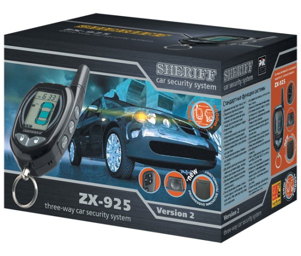 Автосигнализация SHERIFF ZX-925 ver 2 купить | ELMIR - цена