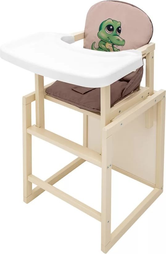 Стульчик-трансформер для кормления BabyRoom Пеппи-240 белый
