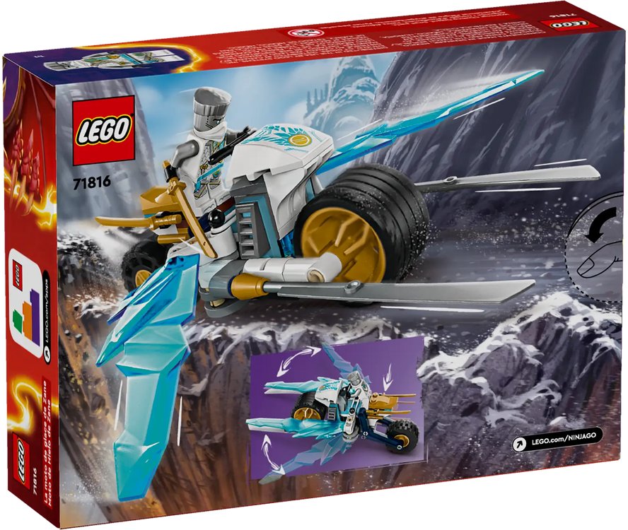Конструктор LEGO Ninjago Ледяной мотоцикл Зейна (71816) купить