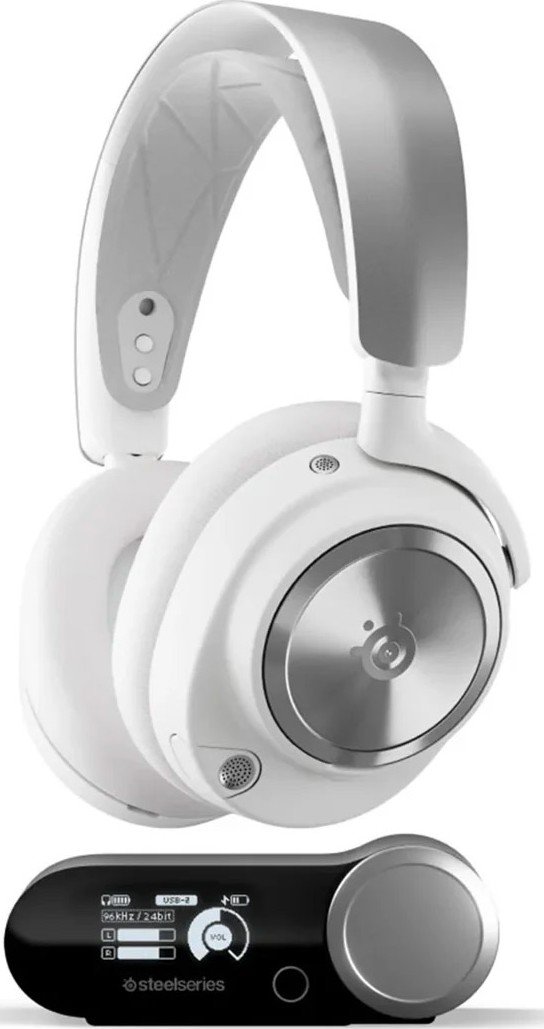 SteelSeries Arctis Nova Pro Omni 本体 ホワイト Наушники SteelSeries Arctis Nova Pro Wireless White (61524) купить