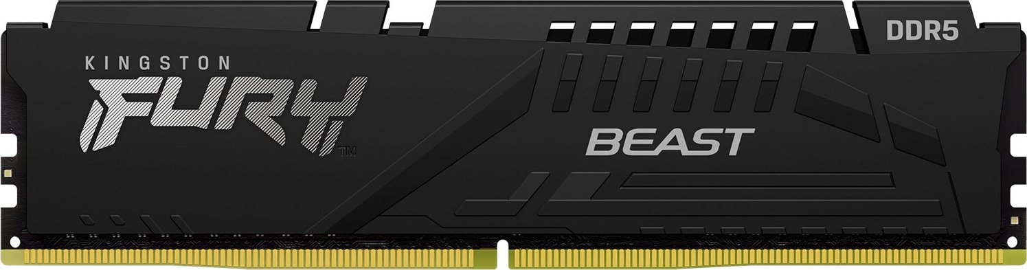 Модуль памяти Kingston Fury DDR5 32GB 2x16GB 6000MHz Beast Black