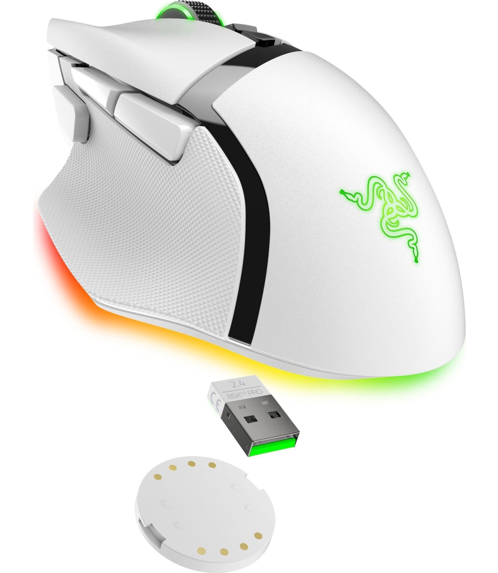 Мышь Razer Basilisk V3 PRO Wireless 35K White (RZ01-05240200-R3G1