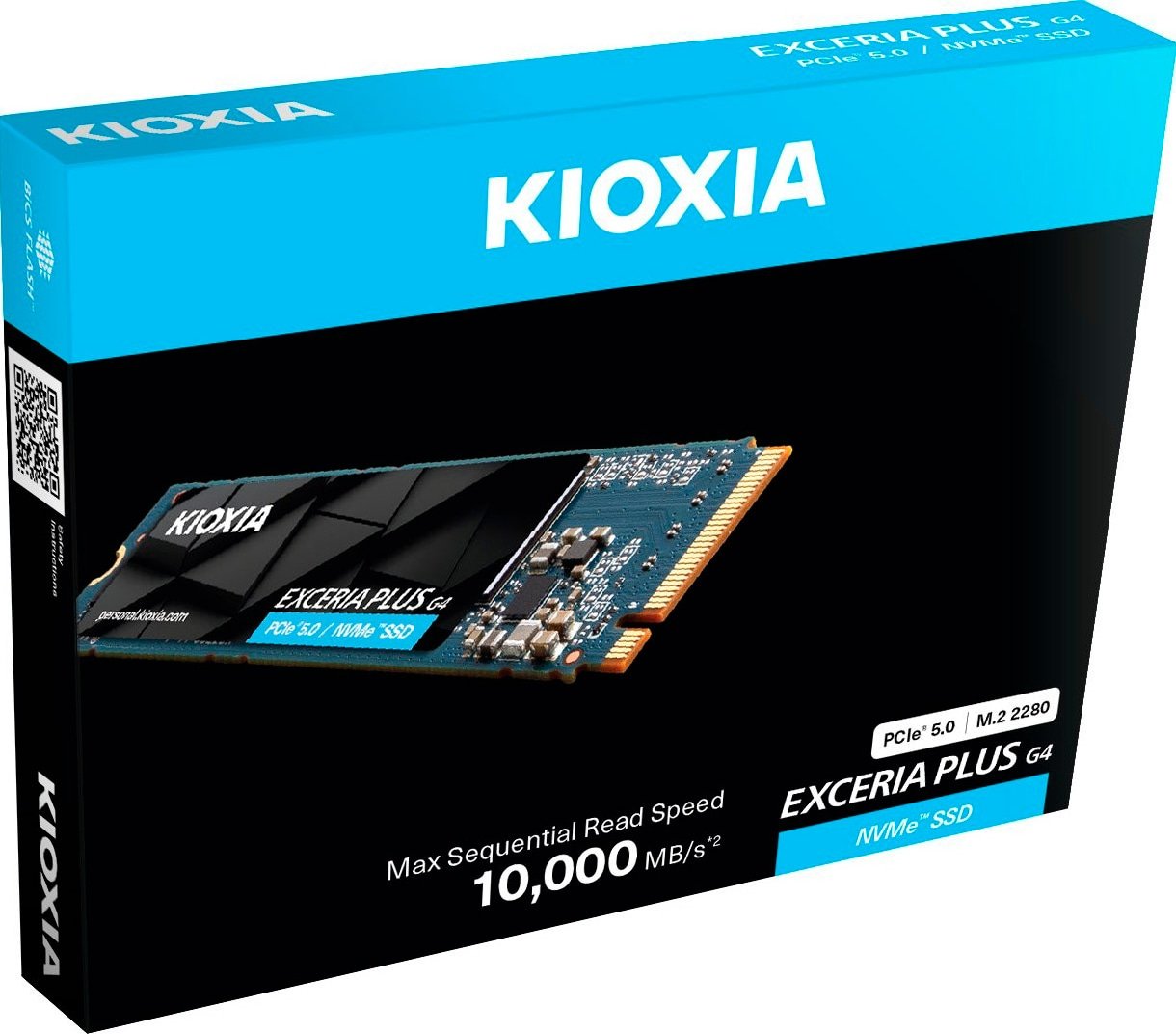 SSD-накопитель M.2 1TB Kioxia Exceria Plus (LVD10Z001TG8) купить