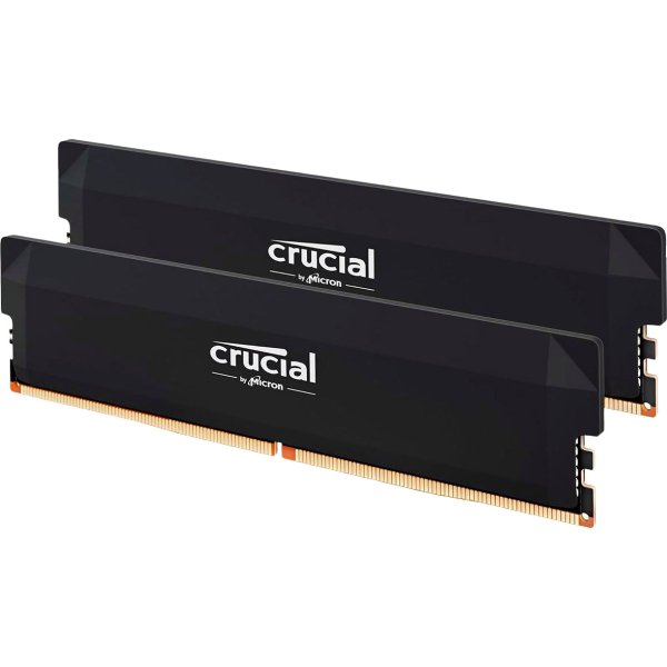 crucial DDR5 UDIMM 64GB(32GB×2) Модуль памяти Crucial DDR5 64GB 2x32GB 6400MHz Pro Overclocking