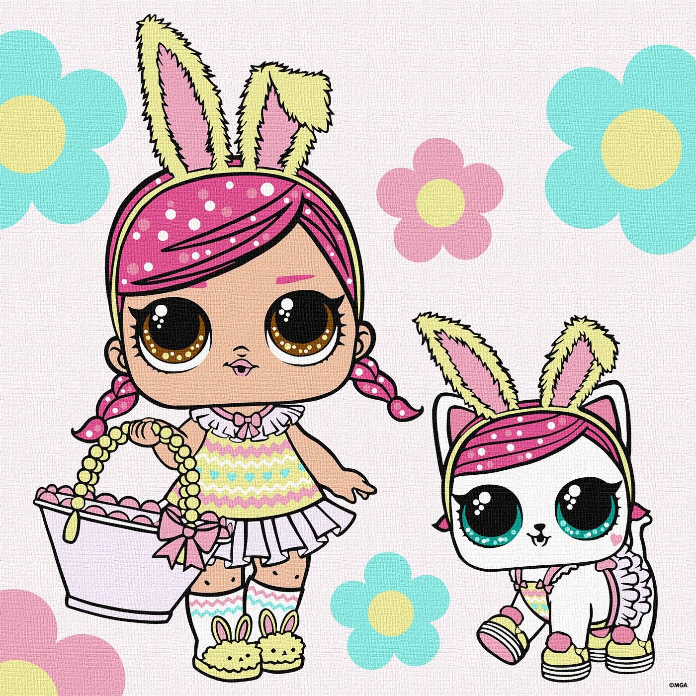 Рисование по номерам Идейка Surprise! Spring Bling Hops