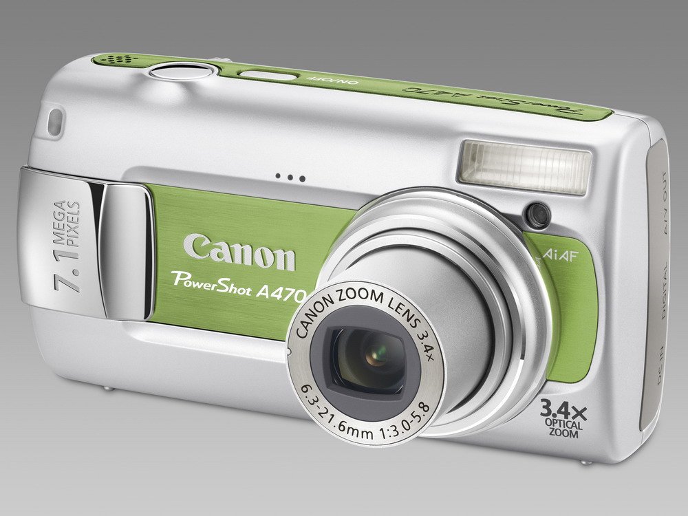 Цифровая фотокамера Canon PowerShot A470 Green купить | ELMIR