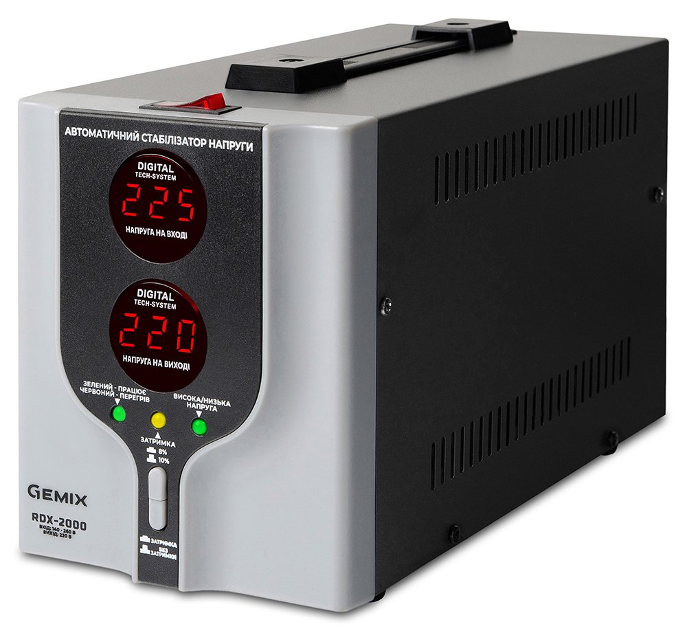 Стабилизатор напряжения Gemix RDX-2000 купить | ELMIR - цена