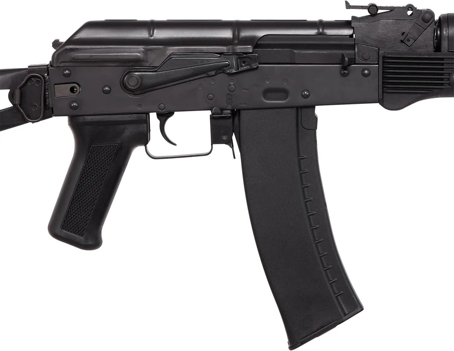 Страйкбольна гвинтівка LCT АКС-74 AEG 6 мм Cashmir Black (LCKS74M