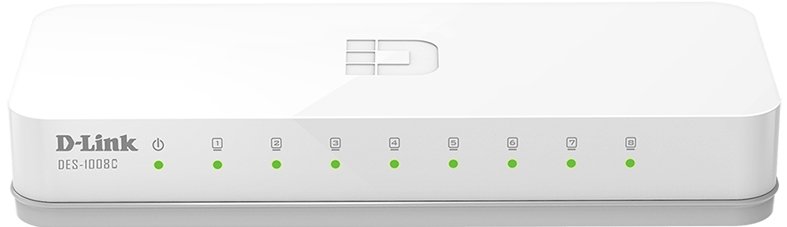 Коммутатор D-Link DES-1008C купить | ELMIR - цена, отзывы, характеристики