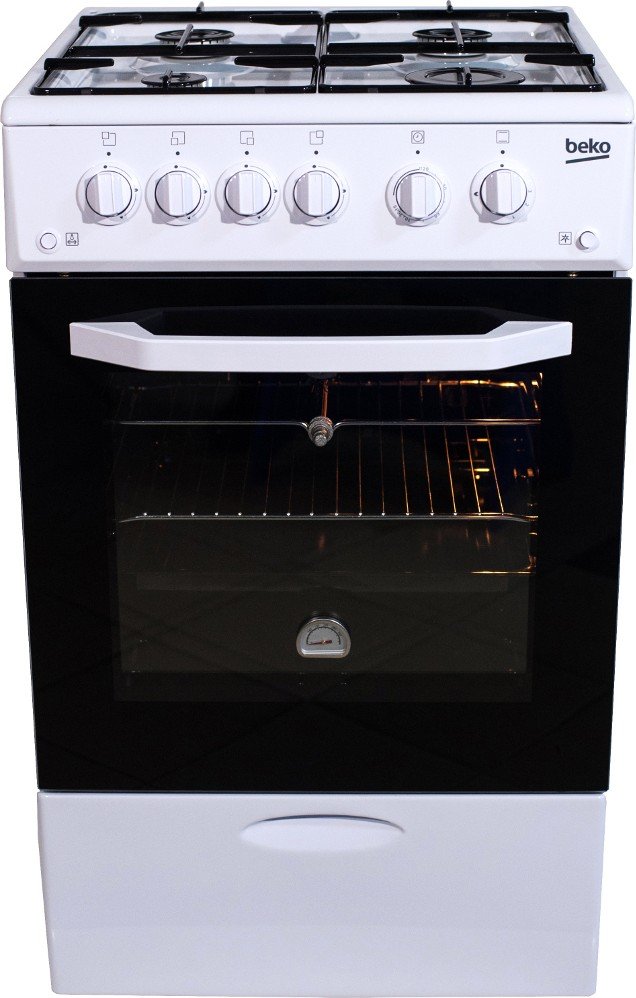 Плита Beko CSG42111GW купить | ELMIR - цена, отзывы, характеристики