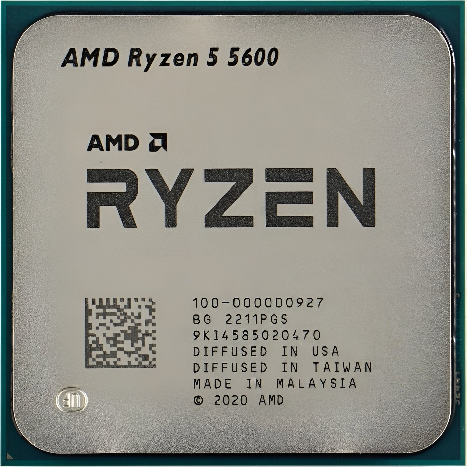 CPU AMD Ryzen 5600 CPU AM4 Процессор AMD Ryzen 5 5600 s-AM4 4.4GHz/32MB Tray (100-000000927