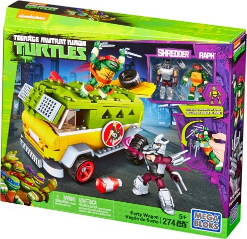 Конструктор Mega Bloks Черепашки-ниндзя Фургон для вечеринок (DMX54 ...