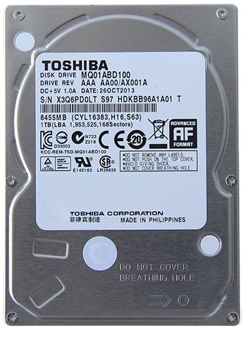 Жесткий диск 2.5" SATA 1TB Toshiba (MQ01ABD100) Refurbished купить ...