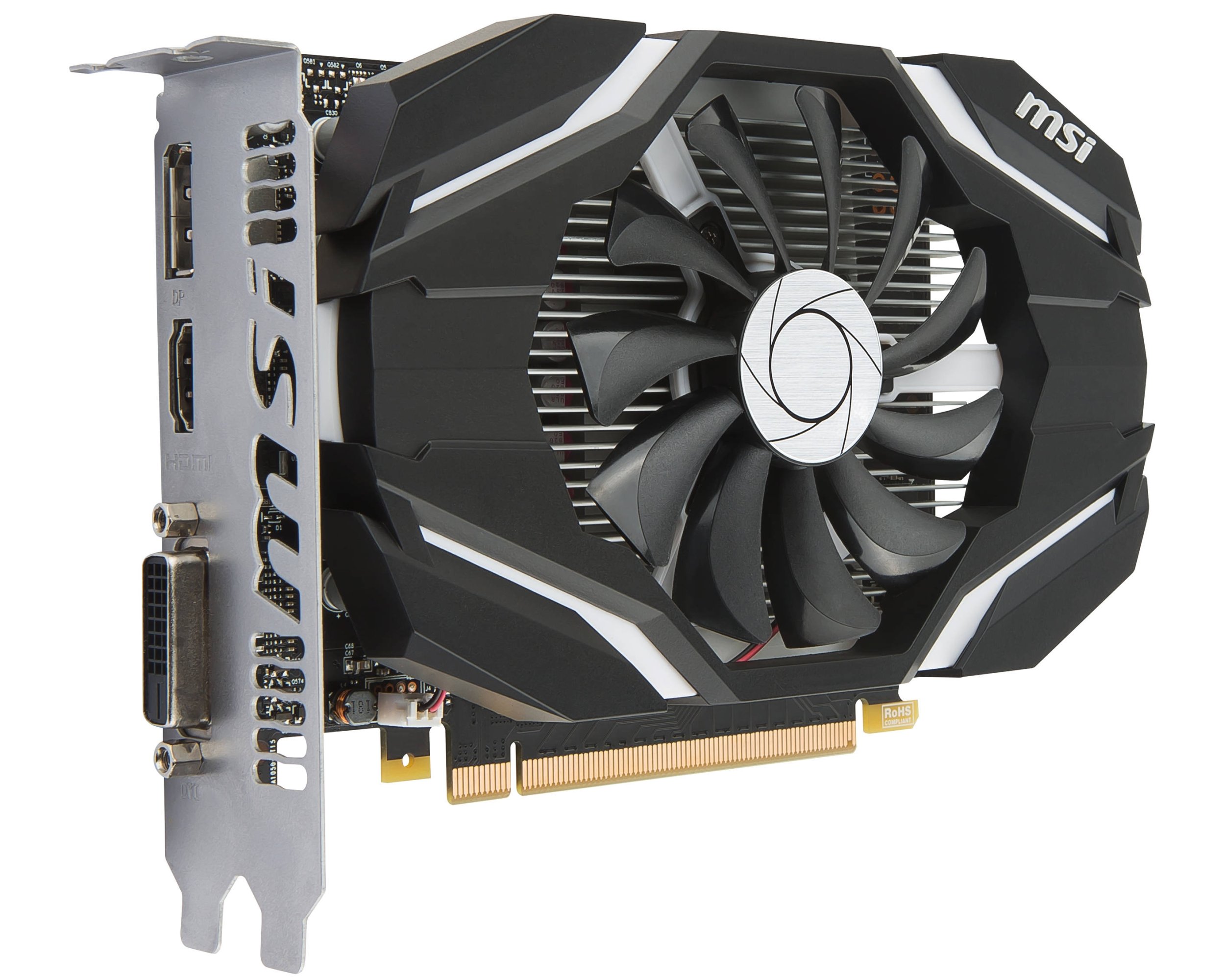 Видеокарта MSI PCI-E GeForce GTX1050 2GB DDR5 (GTX 1050 2G OC) - купить ...