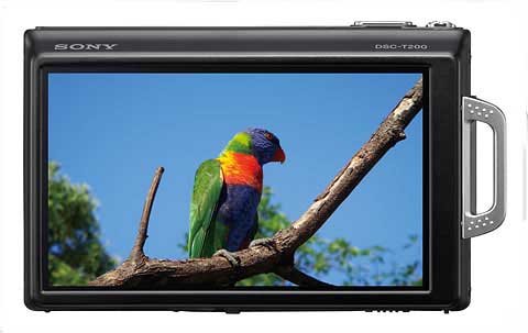 Цифровая фотокамера Sony Cyber-Shot T200 Black купить | ELMIR