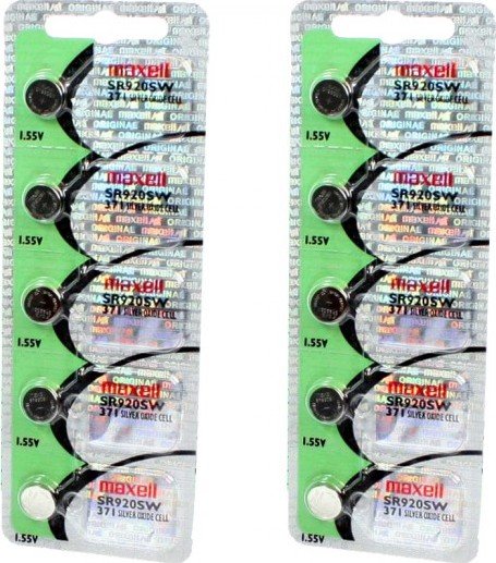 Батарейки Maxell SR920SW 10 шт. (SR920SW-B1) купить | ELMIR - цена ...