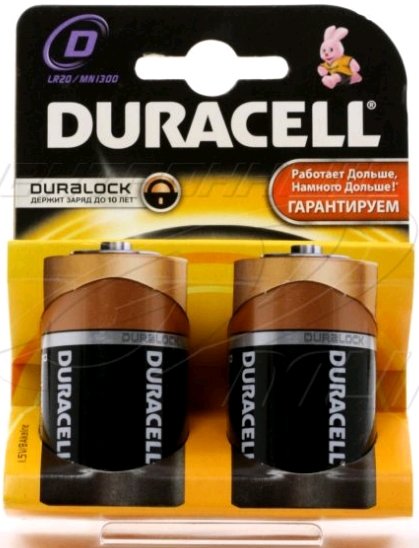 Батарейки Duracell Basic MN1300 D/LR20 BL 2 шт. купить | ELMIR - цена ...