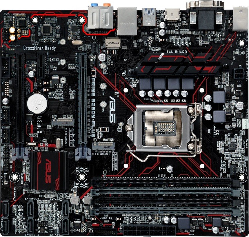 Материнская плата Asus Prime B250M-Plus s-1151 B250 купить | Elmir ...