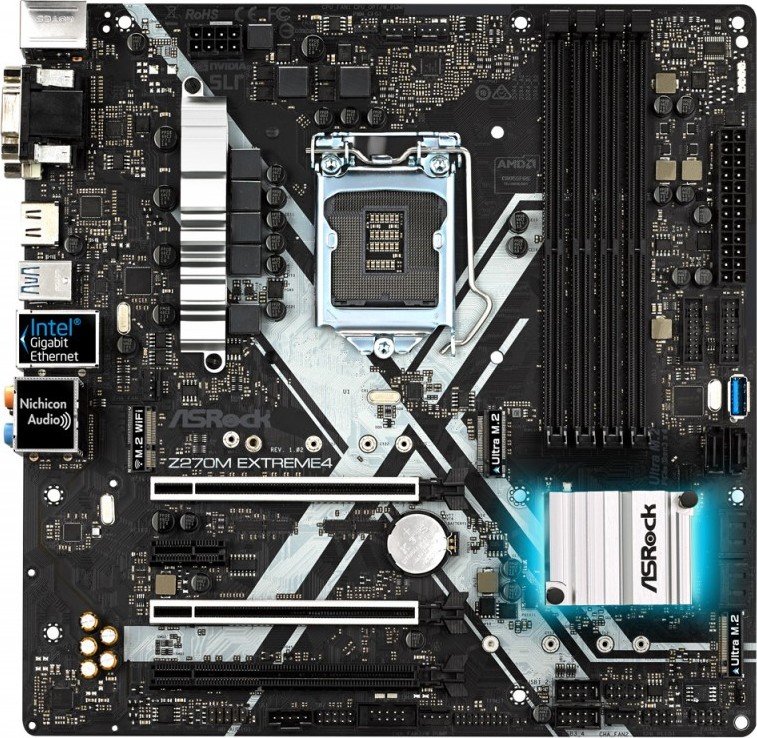 Материнская плата ASRock Z270M Extreme4 s-1151 Z270 купить | Elmir ...