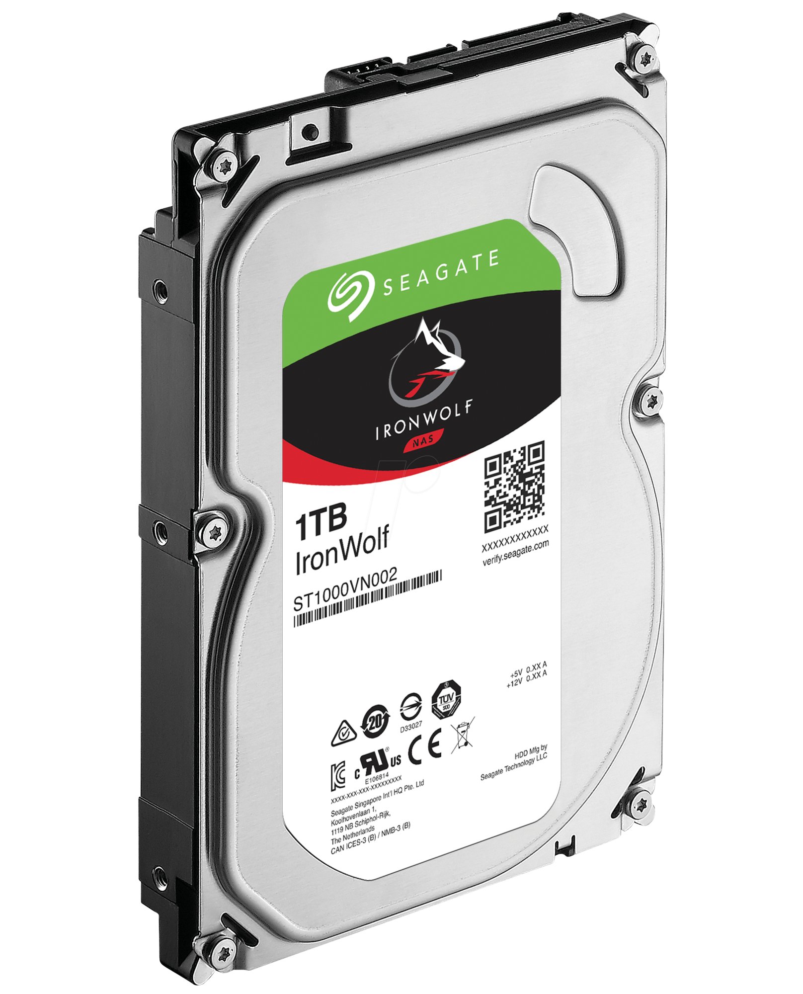Жесткий диск 3.5" SATA 1TB Seagate Iron Wolf NAS (ST1000VN002) купить ...