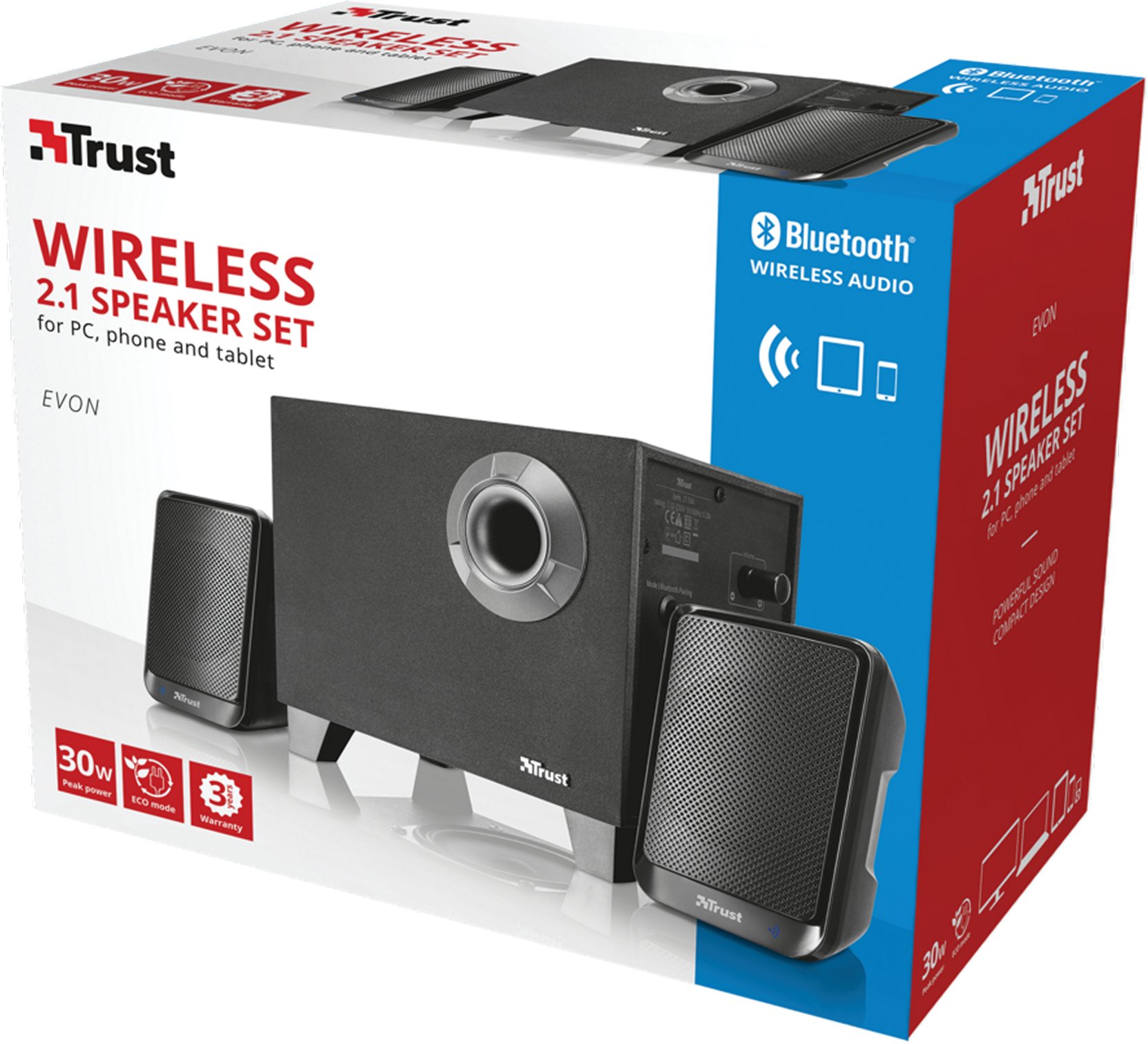 Акустическая система Trust Evon Wireless (21184) купить | ELMIR - цена ...