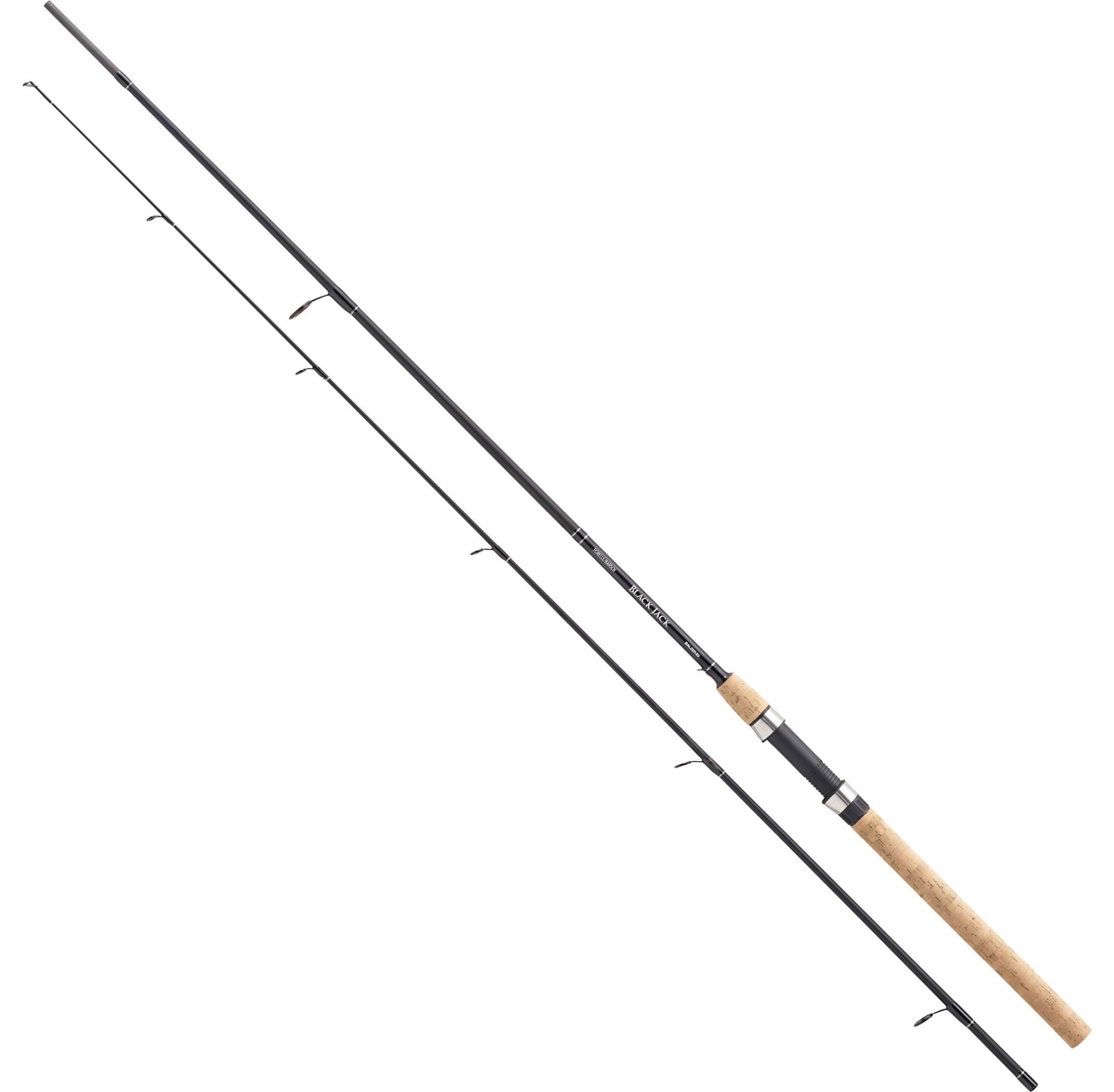 Balzer Black Jack Perch ML - Canna Da Pesca In Carbonio Per Persico, Lancio 6-20g, Anelli SIC In Titanio, IM-6