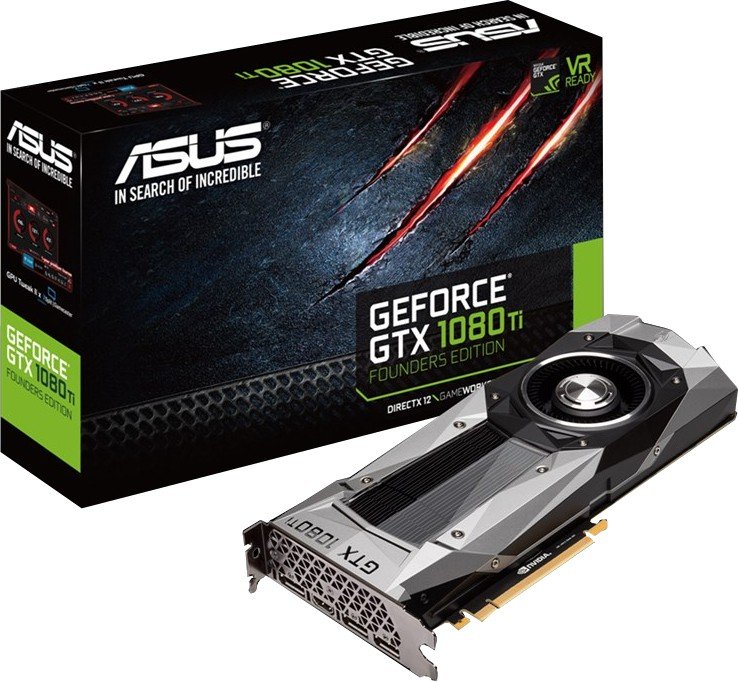 Видеокарта Asus PCI-E GeForce GTX1080 Ti 11GB DDR5X (GTX1080TI-FE ...