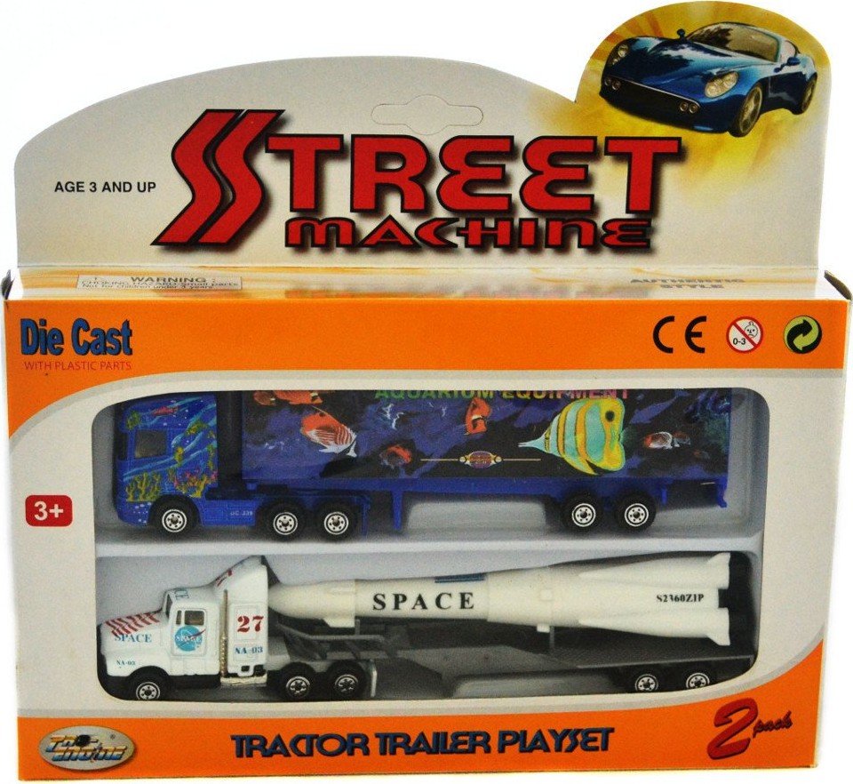 Набор Pro-Engine Street Machine Tractor Trailer Playset №2 (PT-302