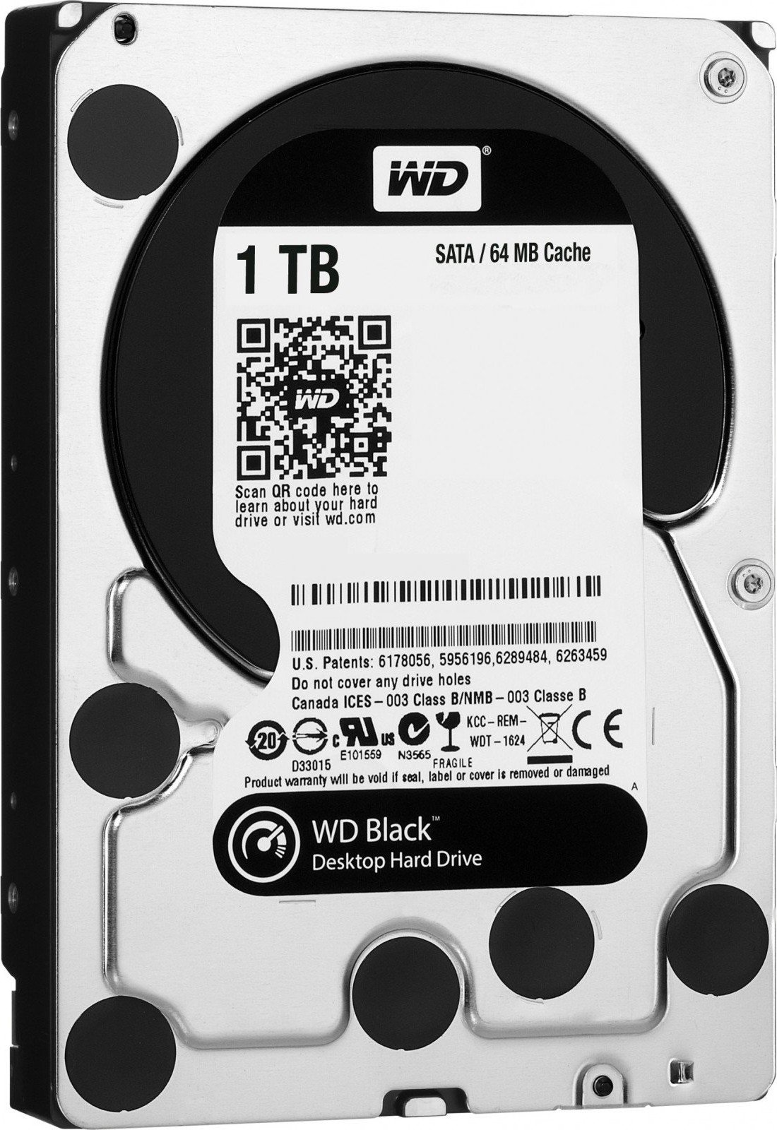 Жесткий диск 3.5" SATA 1TB WD Black (WD1003FZEX) Refurbished купить ...