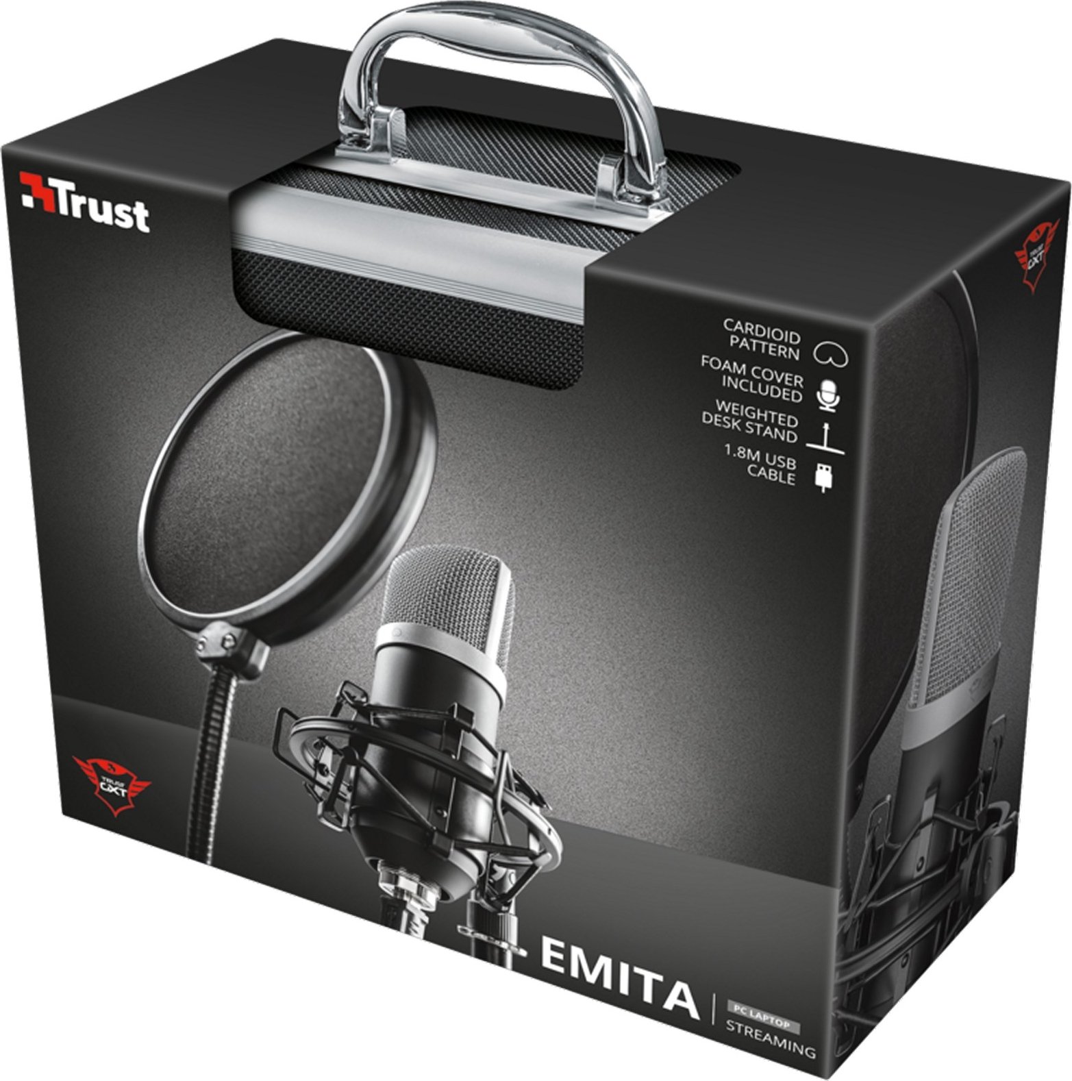 Микрофон Trust Emita USB Studio Microphone (21753) купить | ELMIR ...