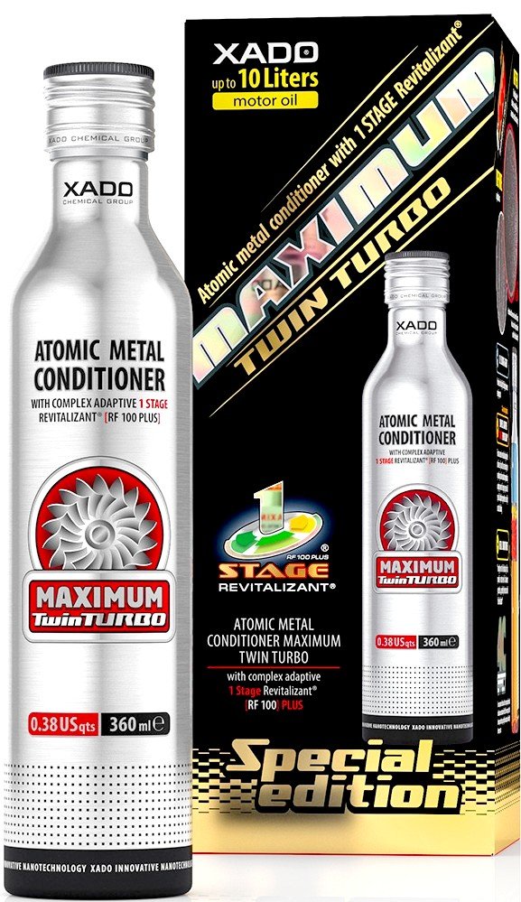 Присадка в моторное масло Xado 1 Stage MaximumTwinTurbo 360мл XA 40028 ...